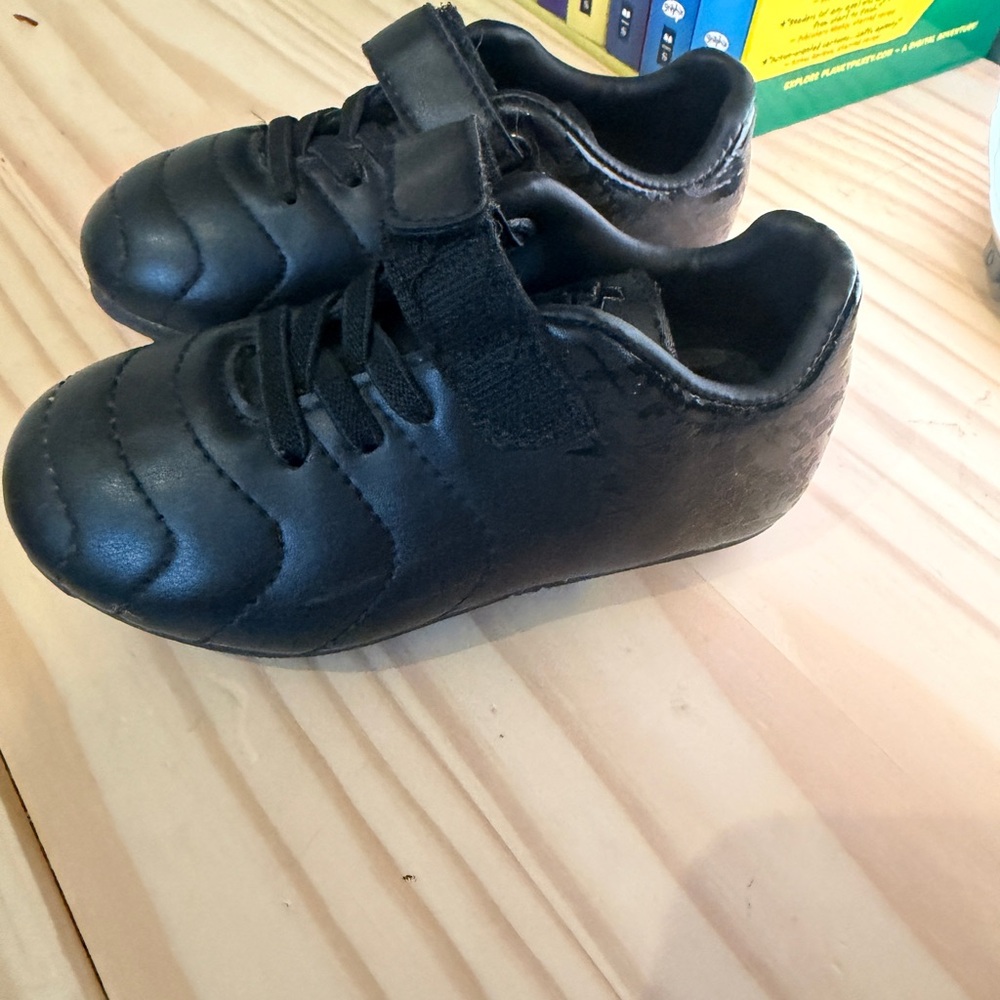 Black Toddler Soccer Cleats